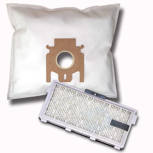 10 Staubsaugerbeutel + Hepafilter Hepa Filter passend für Miele Complete C3 Silence EcoLine Plus von A&H Haushaltswaren