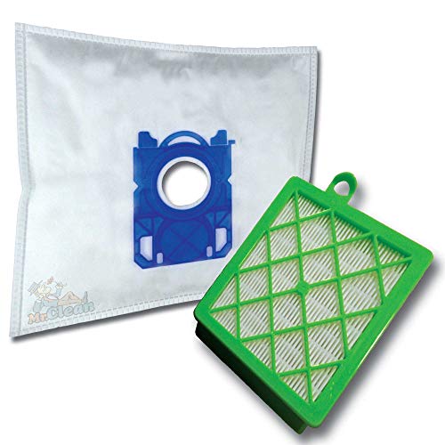 10 x Mr.Clean Staubsaugerbeutel + Hepa Filter (H13) geeignet für Privileg/Quelle 437.841 479.940 516.341 von A&H Haushaltswaren
