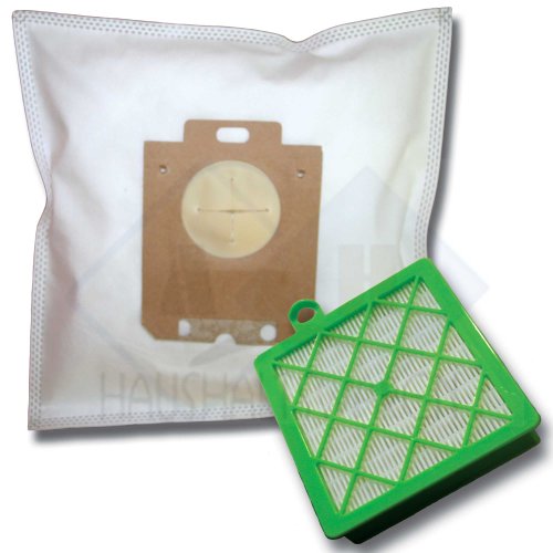 40 Staubsaugerbeutel + Hepa Filter (H12) geeignet für Philips Powerlife FC8320 FC 8320 FC8322 FC 8322 FC8440 FC 8440 von A&H Haushaltswaren