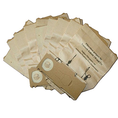 50 Staubsaugerbeutel kompatibel zu Vorwerk Kobold 130 131 131sc von A&H Haushaltswaren