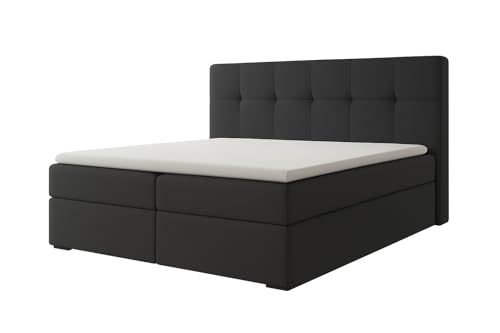 A&J MöbelLand Polsterbett 140x200 mit Bettkasten und Lattenrost – REF, Bett mit Matratze H2 und Stauraum in Dunkelgrau A&J MöbelLand Polsterbett 140x200 mit Bettkasten und Lattenrost – REF, Bett mit Matratze H2 und Stauraum in Dunkelgrau von A&J MÖBELLAND GMBH