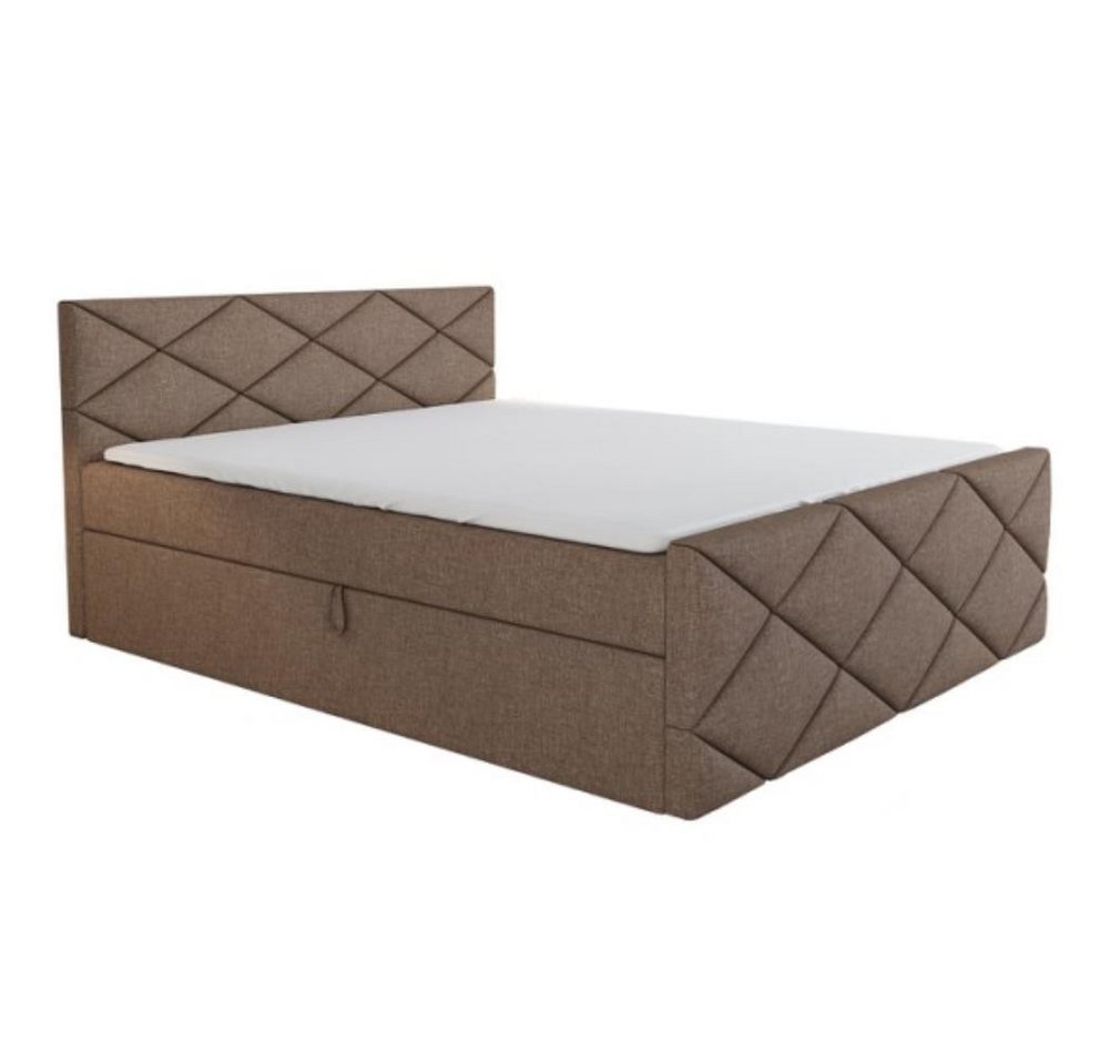 A&J MöbelLand GmbH Boxspringbett AXU mit Bettkasten, Topper und gepolstertem Kopfteil. (Boxspringbett mit Bettkasten und gepolstertem Kopfteil. Inclusive Topper!, TOP ANGEBOT), Länge 216 cm Höhe 106 cm A&J MöbelLand GmbH Boxspringbett AXU mit Bettkasten, Topper und gepolstertem Kopfteil. (Boxspringbett mit Bettkasten und gepolstertem Kopfteil. Inclusive Topper!, TOP ANGEBOT), Länge 216 cm Höhe 106 cm von A&J MöbelLand GmbH