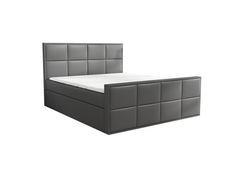 A&J MöbelLand GmbH Boxspringbett BARD mit Bettkasten, Topper und gepolstertem Kopfteil. (Boxspringbett mit Bettkasten und gepolstertem Kopfteil. Inclusive Topper !, TOP ANGEBOT), Länge 216 cm Höhe 106 cm A&J MöbelLand GmbH Boxspringbett BARD mit Bettkasten, Topper und gepolstertem Kopfteil. (Boxspringbett mit Bettkasten und gepolstertem Kopfteil. Inclusive Topper !, TOP ANGEBOT), Länge 216 cm Höhe 106 cm von A&J MöbelLand GmbH