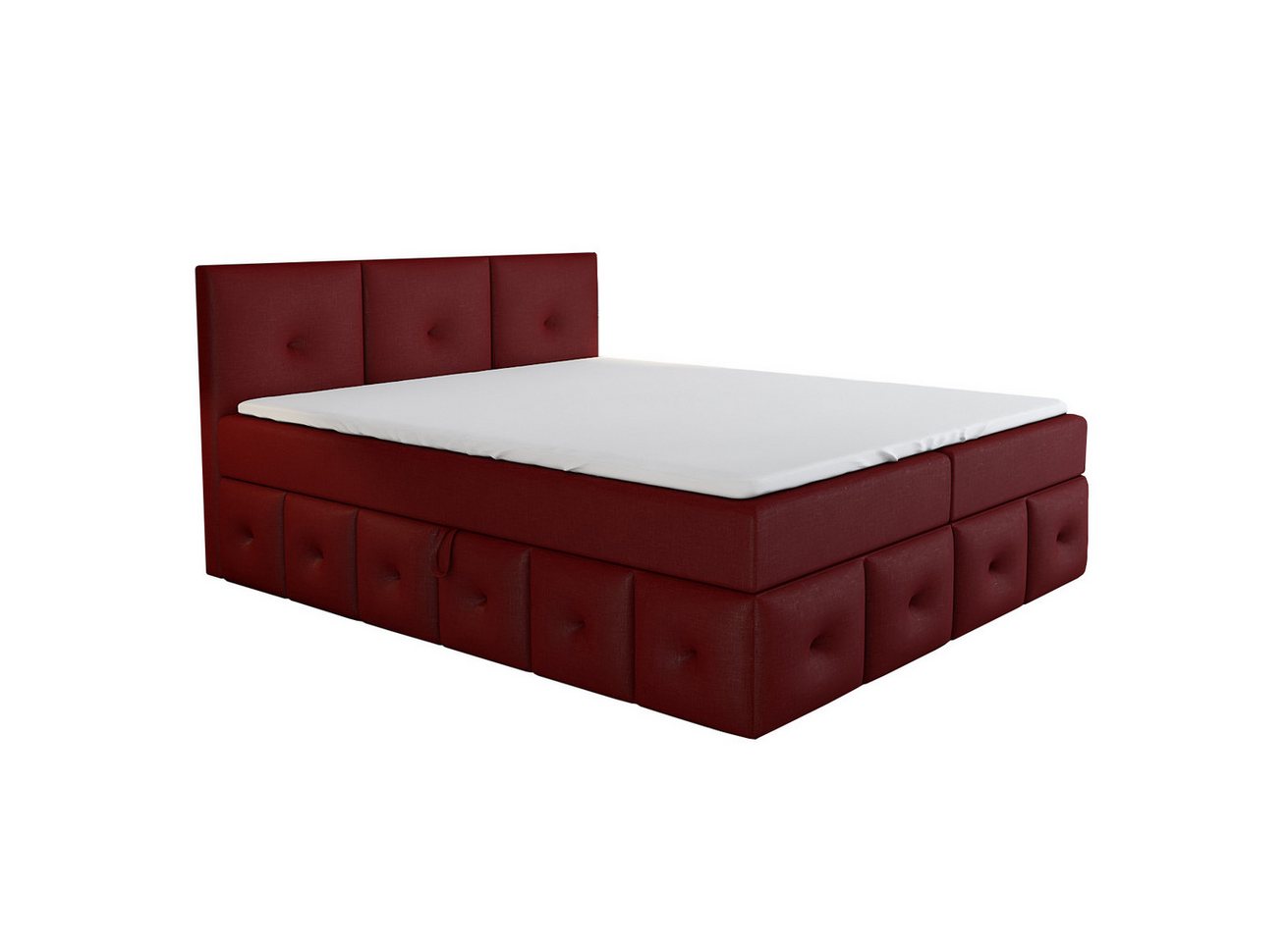 A&J MöbelLand GmbH Boxspringbett BOLLI mit 2 Bettkästen und Topper. (Boxspringbett mit Bettkasten und gepolstertem Kopfteil. Inclusive Topper !, TOP ANGEBOT), Länge 208 cm Höhe 106 cm A&J MöbelLand GmbH Boxspringbett BOLLI mit 2 Bettkästen und Topper. (Boxspringbett mit Bettkasten und gepolstertem Kopfteil. Inclusive Topper !, TOP ANGEBOT), Länge 208 cm Höhe 106 cm von A&J MöbelLand GmbH