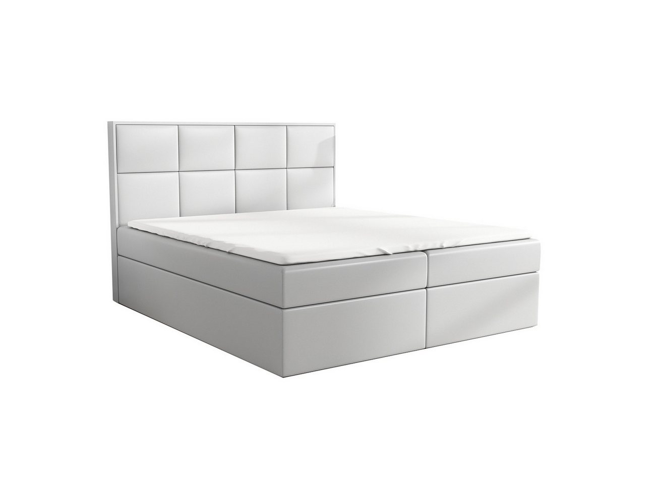 A&J MöbelLand GmbH Boxspringbett DAN mit 2 Bettkästen, Bonell-Matratze und Topper. (Boxspringbett mit Bettkasten und gepolstertem Kopfteil. Inclusive Topper !, TOP ANGEBOT), Länge 208 cm Höhe 106 cm A&J MöbelLand GmbH Boxspringbett DAN mit 2 Bettkästen, Bonell-Matratze und Topper. (Boxspringbett mit Bettkasten und gepolstertem Kopfteil. Inclusive Topper !, TOP ANGEBOT), Länge 208 cm Höhe 106 cm von A&J MöbelLand GmbH