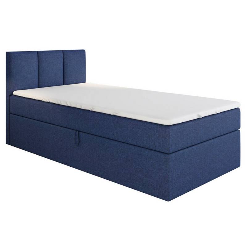 A&J MöbelLand GmbH Boxspringbett Einzelbett NASI mit Bettkasten, Topper und gepolstertem Kopfteil. (Boxspringbett mit Bettkasten und gepolstertem Kopfteil. Inclusive Topper !, TOP ANGEBOT), Länge 208 cm Höhe 106 cm A&J MöbelLand GmbH Boxspringbett Einzelbett NASI mit Bettkasten, Topper und gepolstertem Kopfteil. (Boxspringbett mit Bettkasten und gepolstertem Kopfteil. Inclusive Topper !, TOP ANGEBOT), Länge 208 cm Höhe 106 cm von A&J MöbelLand GmbH