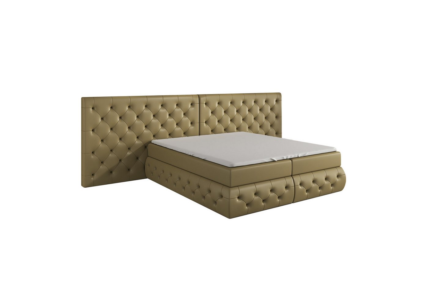 A&J MöbelLand GmbH Boxspringbett OSK mit Bettkasten, Topper und gepolstertem Kopfteil. (Boxspringbett mit Bettkasten und gepolstertem Kopfteil. Inclusiv Topper!, TOP ANGEBOT), Länge 208cm Höhe 106 cm A&J MöbelLand GmbH Boxspringbett OSK mit Bettkasten, Topper und gepolstertem Kopfteil. (Boxspringbett mit Bettkasten und gepolstertem Kopfteil. Inclusiv Topper!, TOP ANGEBOT), Länge 208cm Höhe 106 cm von A&J MöbelLand GmbH