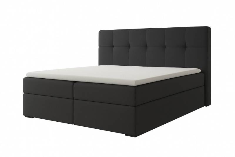A&J MöbelLand GmbH Boxspringbett REF mit Bettkasten, Topper und gepolstertem Kopfteil. (Boxspringbett mit Bettkasten und gepolstertem Kopfteil. Inclusive Topper !, TOP ANGEBOT), Länge 208cm Höhe 106 cm von A&J MöbelLand GmbH