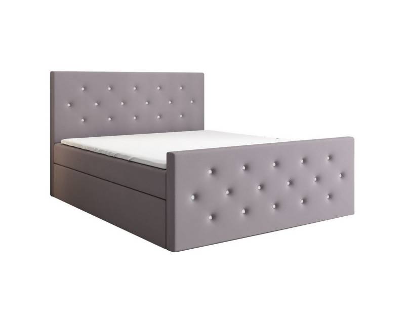 A&J MöbelLand GmbH Boxspringbett REINN mit Kristallknöpfen verziert. (Boxspringbett mit Bettkasten und gepolstertem Kopfteil.Inclusive Topper !, TOP ANGEBOT), Länge 216 cm Höhe 106 cm A&J MöbelLand GmbH Boxspringbett REINN mit Kristallknöpfen verziert. (Boxspringbett mit Bettkasten und gepolstertem Kopfteil.Inclusive Topper !, TOP ANGEBOT), Länge 216 cm Höhe 106 cm von A&J MöbelLand GmbH