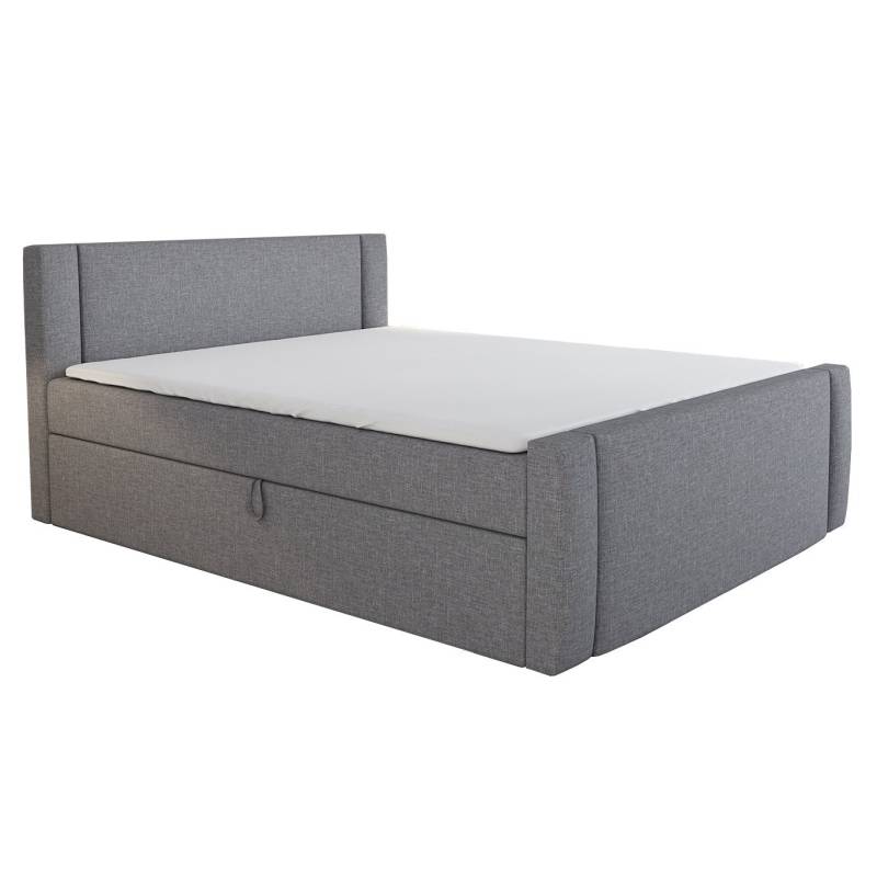 A&J MöbelLand GmbH Boxspringbett SKULI mit Bettkasten, Topper und gepolstertem Kopfteil. (Boxspringbett mit Bettkasten und gepolstertem Kopfteil. Inclusive Topper !, TOP ANGEBOT), Länge 216 cm Höhe 106 cm A&J MöbelLand GmbH Boxspringbett SKULI mit Bettkasten, Topper und gepolstertem Kopfteil. (Boxspringbett mit Bettkasten und gepolstertem Kopfteil. Inclusive Topper !, TOP ANGEBOT), Länge 216 cm Höhe 106 cm von A&J MöbelLand GmbH