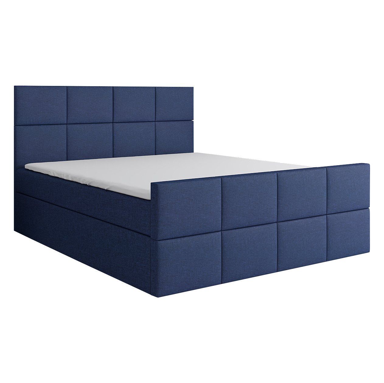 A&J MöbelLand GmbH Boxspringbett TOKI mit 2 Bettkästen, Bonell-Matratze und Topper. (Boxspringbett mit Bettkasten und gepolstertem Kopfteil. Inclusive Topper !, TOP ANGEBOT), Länge 216 cm Höhe 106 cm A&J MöbelLand GmbH Boxspringbett TOKI mit 2 Bettkästen, Bonell-Matratze und Topper. (Boxspringbett mit Bettkasten und gepolstertem Kopfteil. Inclusive Topper !, TOP ANGEBOT), Länge 216 cm Höhe 106 cm von A&J MöbelLand GmbH