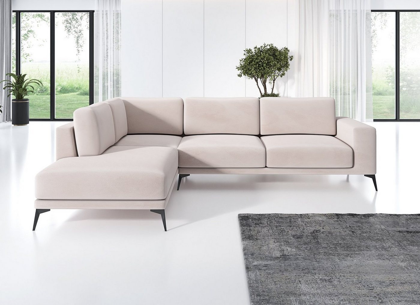 A&J MöbelLand GmbH Ecksofa ZORANO 3 von A&J MöbelLand GmbH