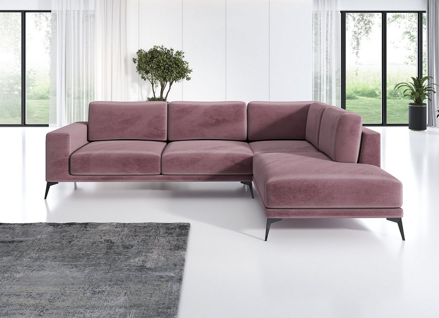 A&J MöbelLand GmbH Ecksofa ZORANO von A&J MöbelLand GmbH