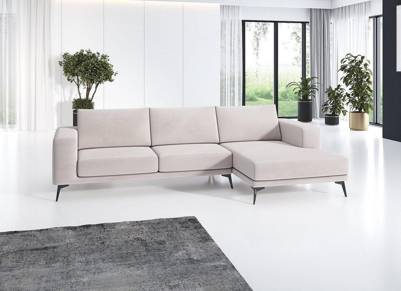 A&J MöbelLand GmbH Ecksofa Zorano 2M von A&J MöbelLand GmbH