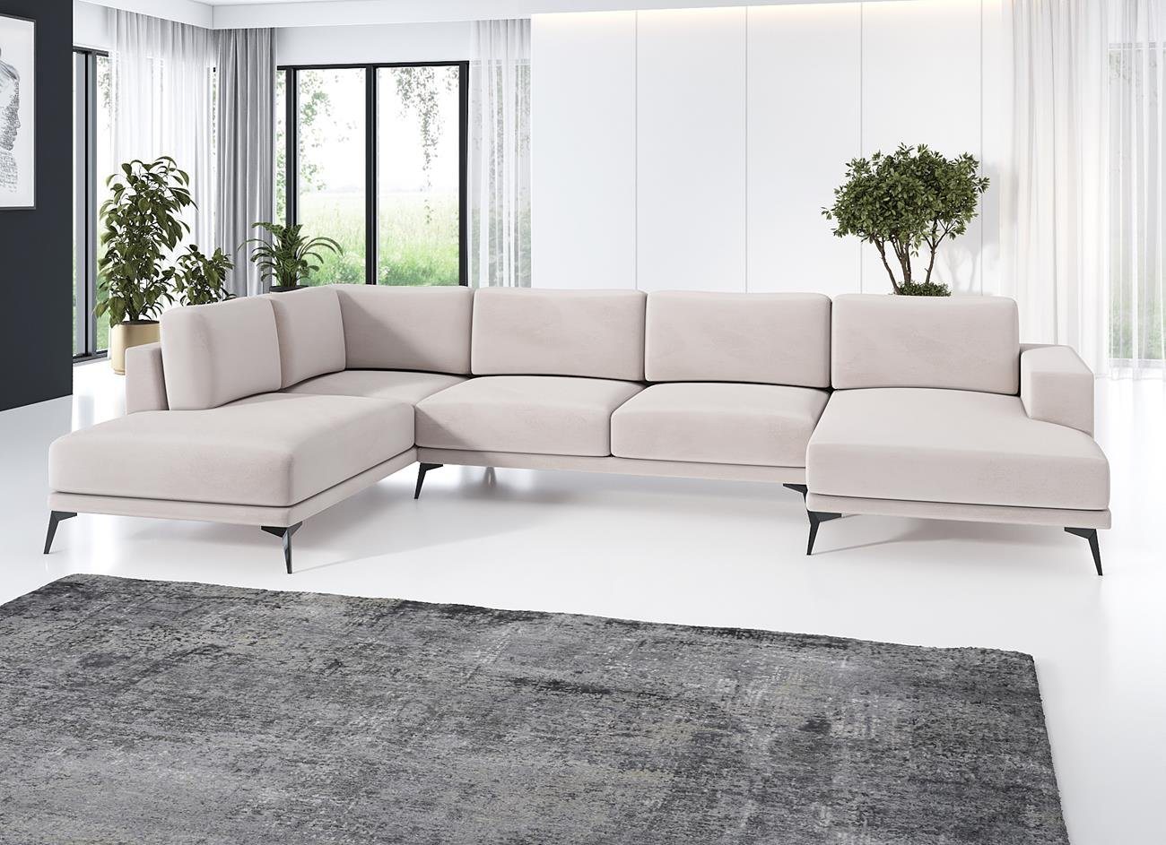 A&J MöbelLand GmbH Ecksofa Zorano LU MAX von A&J MöbelLand GmbH