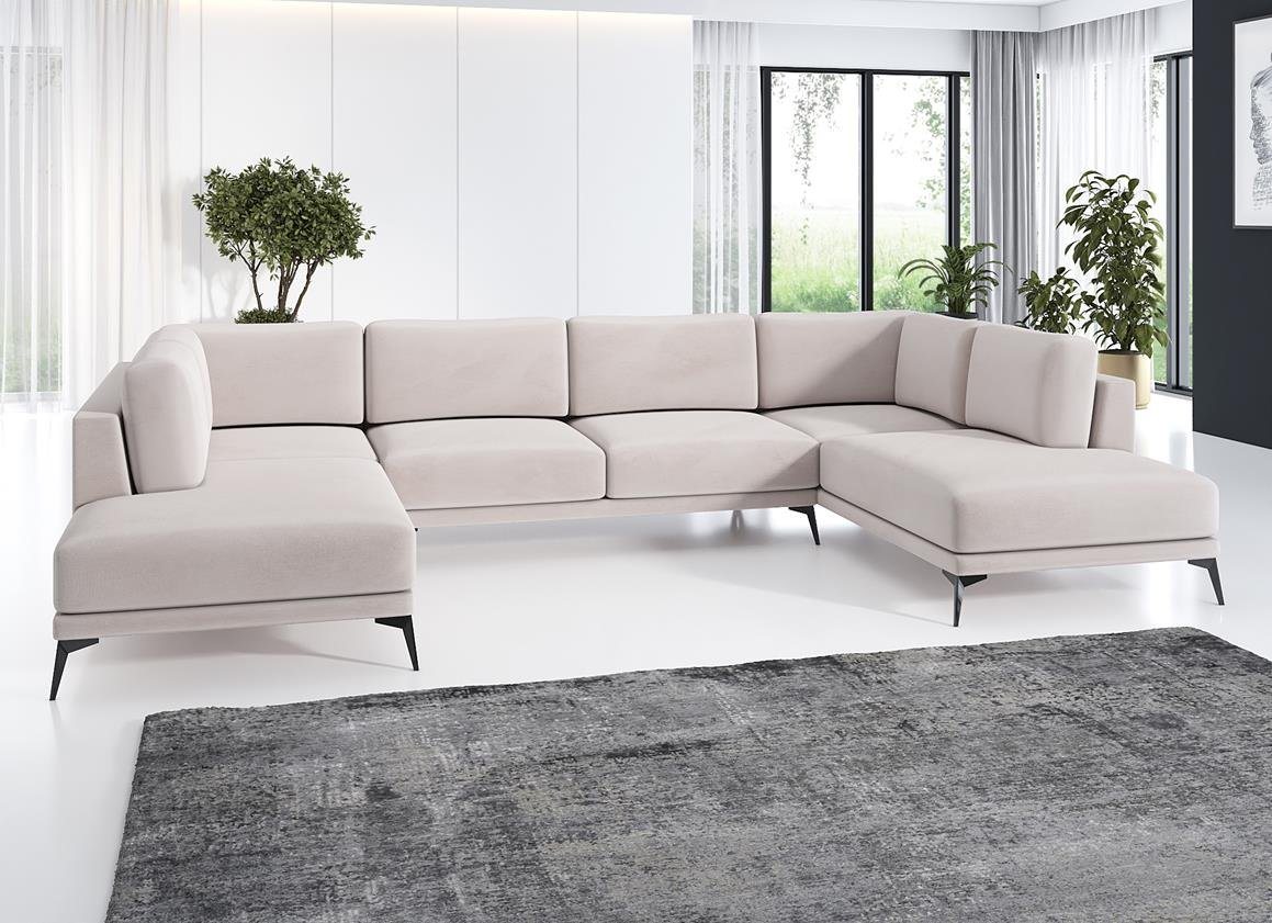 A&J MöbelLand GmbH Ecksofa Zorano U MAX von A&J MöbelLand GmbH