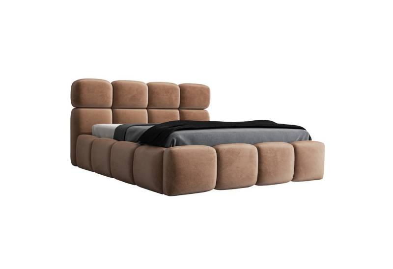 A&J MöbelLand GmbH Polsterbett MONAKO mit Matratze, Lattenrost und Bettkasten. (Bett mit Kopfteil. Matratze und Lattenrost Inclusive! Bettkasten mit großem Stauraum. Viele Varianten zur Auswahl – wählen Sie Größe und Farbe!, TOP ANGEBOT), Länge: 220 cm Höhe Kopfteil: 100 cm A&J MöbelLand GmbH Polsterbett MONAKO mit Matratze, Lattenrost und Bettkasten. (Bett mit Kopfteil. Matratze und Lattenrost Inclusive! Bettkasten mit großem Stauraum. Viele Varianten zur Auswahl – wählen Sie Größe und Farbe!, TOP ANGEBOT), Länge: 220 cm Höhe Kopfteil: 100 cm von A&J MöbelLand GmbH