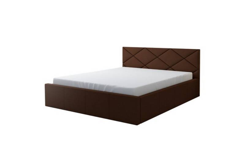 A&J MöbelLand GmbH Polsterbett VIGI mit Matratze und Bettkasten. (Bett mit Kopfteil. Matratze und Lattenrost Inclusive! Bettkasten mit großem Stauraum. Viele Varianten zur Auswahl – wählen Sie Größe und Farbe!, TOP ANGEBOT), Länge: 210 cm Höhe Kopfteil: 95 cm A&J MöbelLand GmbH Polsterbett VIGI mit Matratze und Bettkasten. (Bett mit Kopfteil. Matratze und Lattenrost Inclusive! Bettkasten mit großem Stauraum. Viele Varianten zur Auswahl – wählen Sie Größe und Farbe!, TOP ANGEBOT), Länge: 210 cm Höhe Kopfteil: 95 cm von A&J MöbelLand GmbH