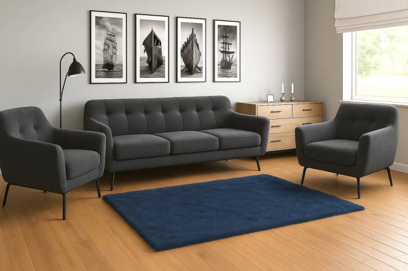 A&J MöbelLand GmbH Polstergarnitur BENITO: 3-Sitzer Sofa + 2 Sessel, (Bringen Sie mit dem stilvollen Set BENITO, bestehend aus einem großzügigen 3-Sitzer Sofa und zwei komfortablen Sesseln, Eleganz und Gemütlichkeit in Ihr Wohnzimmer., 3-tlg., Hochwertige Materialien, sorgfältige Verarbeitung und modernes Design), Höchster Sitzkomfort & langlebige Qualität A&J MöbelLand GmbH Polstergarnitur BENITO: 3-Sitzer Sofa + 2 Sessel, (Bringen Sie mit dem stilvollen Set BENITO, bestehend aus einem großzügigen 3-Sitzer Sofa und zwei komfortablen Sesseln, Eleganz und Gemütlichkeit in Ihr Wohnzimmer., 3-tlg., Hochwertige Materialien, sorgfältige Verarbeitung und modernes Design), Höchster Sitzkomfort & langlebige Qualität von A&J MöbelLand GmbH