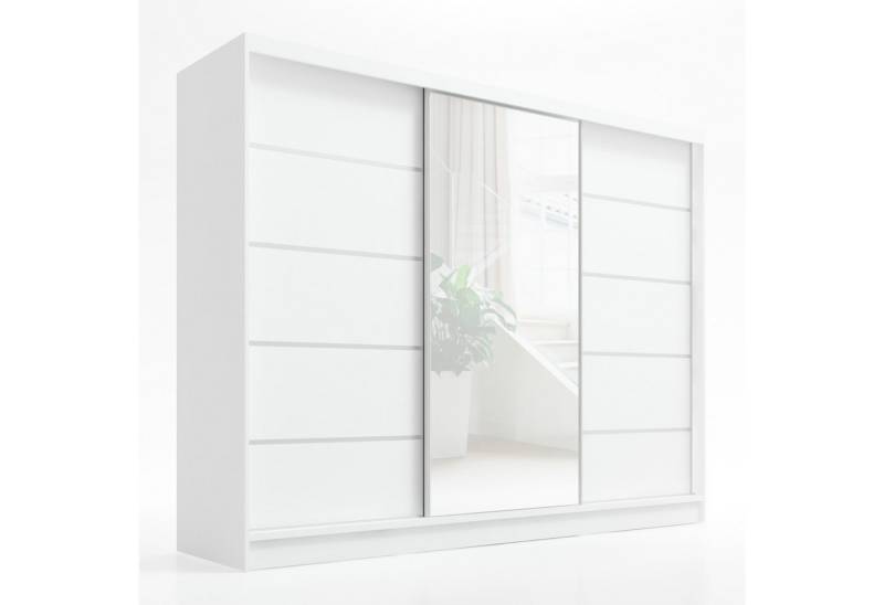 A&J MöbelLand GmbH Schiebetürenschrank ARIVA 1 mit 2 Kleiderstangen und Spiegel (TOP ANGEBOT! Geräumiger Schrank mit einer Breite von 200 cm und Spiegel, ideal zur Aufbewahrung von Kleidung und Accessoires. TOP PRODUKT! Wählen Sie das ideale Modell für Ihr Schlafzimmer!, Viel Stauraum) Breite: 200 cm, Höhe: 215 cm, Tiefe: 59,5 cm A&J MöbelLand GmbH Schiebetürenschrank ARIVA 1 mit 2 Kleiderstangen und Spiegel (TOP ANGEBOT! Geräumiger Schrank mit einer Breite von 200 cm und Spiegel, ideal zur Aufbewahrung von Kleidung und Accessoires. TOP PRODUKT! Wählen Sie das ideale Modell für Ihr Schlafzimmer!, Viel Stauraum) Breite: 200 cm, Höhe: 215 cm, Tiefe: 59,5 cm von A&J MöbelLand GmbH