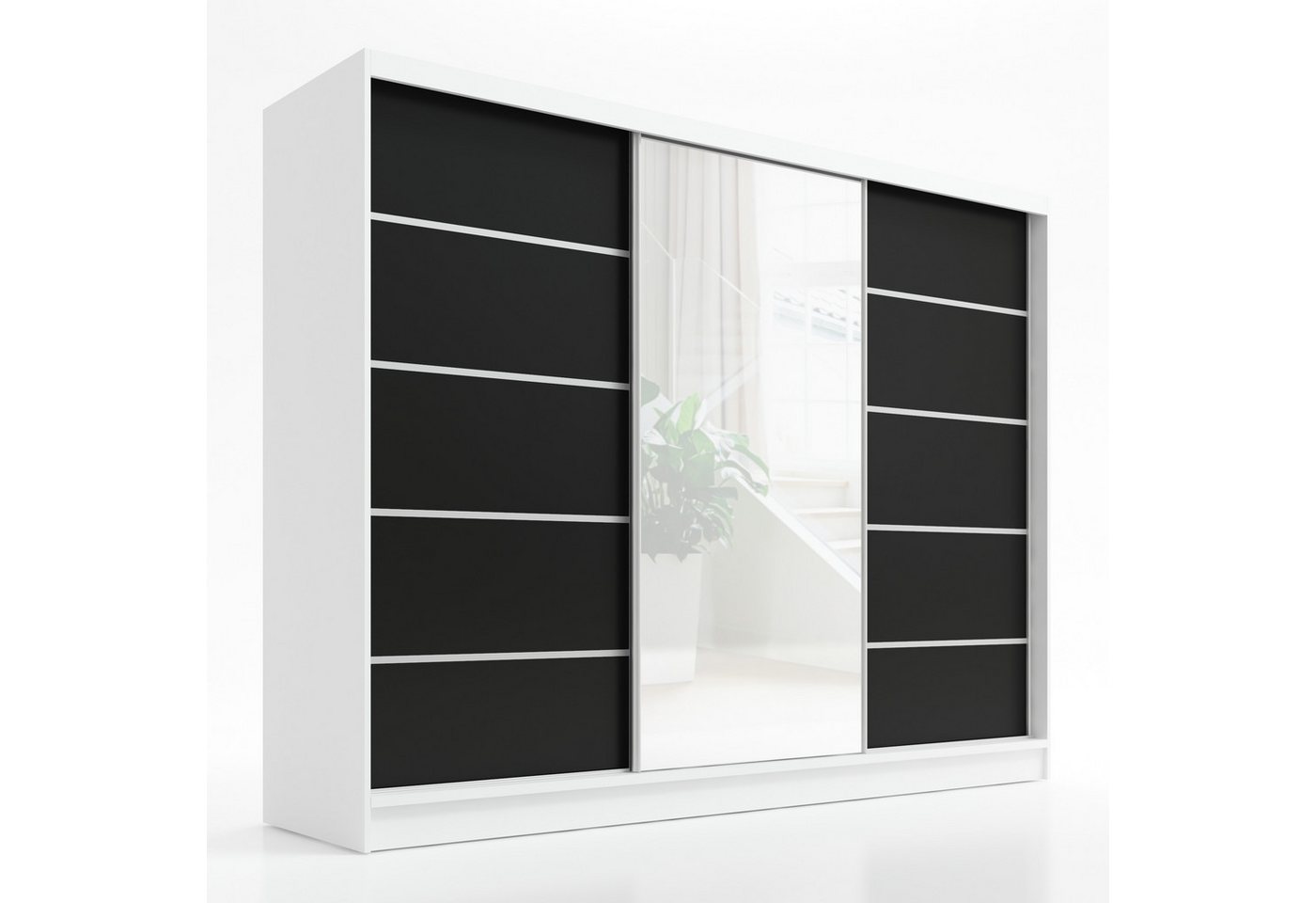 A&J MöbelLand GmbH Schiebetürenschrank AURI 1 mit 3 Schubladen und Spiegel A&J MöbelLand GmbH Schiebetürenschrank AURI 1 mit 3 Schubladen und Spiegel von A&J MöbelLand GmbH