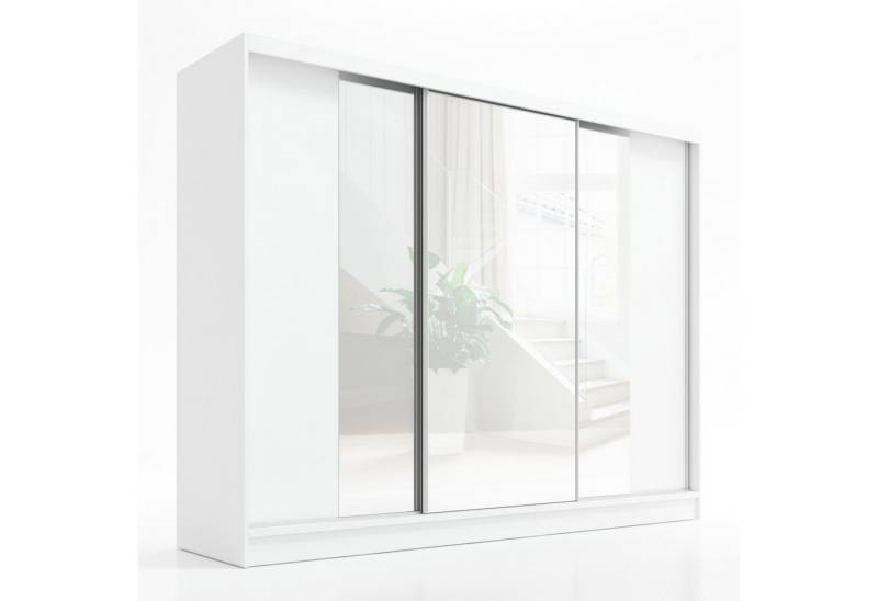 A&J MöbelLand GmbH Schiebetürenschrank VENA 3-türiger Kleiderschrank mit Spiegel, und Kleiderstangen (TOP ANGEBOT! Geräumiger Schrank mit einer Breite von 200 cm und Spiegel, ideal zur Aufbewahrung von Kleidung und Accessoires. Viel Stauraum., TOP PRODUKT! Wählen Sie das ideale Modell für Ihr Schlafzimmer) Breite: 200 cm, Höhe: 215 cm, Tiefe: 59,5 cm A&J MöbelLand GmbH Schiebetürenschrank VENA 3-türiger Kleiderschrank mit Spiegel, und Kleiderstangen (TOP ANGEBOT! Geräumiger Schrank mit einer Breite von 200 cm und Spiegel, ideal zur Aufbewahrung von Kleidung und Accessoires. Viel Stauraum., TOP PRODUKT! Wählen Sie das ideale Modell für Ihr Schlafzimmer) Breite: 200 cm, Höhe: 215 cm, Tiefe: 59,5 cm von A&J MöbelLand GmbH