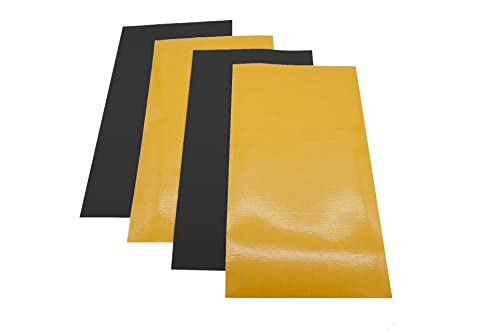 4 Stück EPDM-Bögen 490 x 250 x 3 mm mit Selbstklebung, anthrazit von A&M