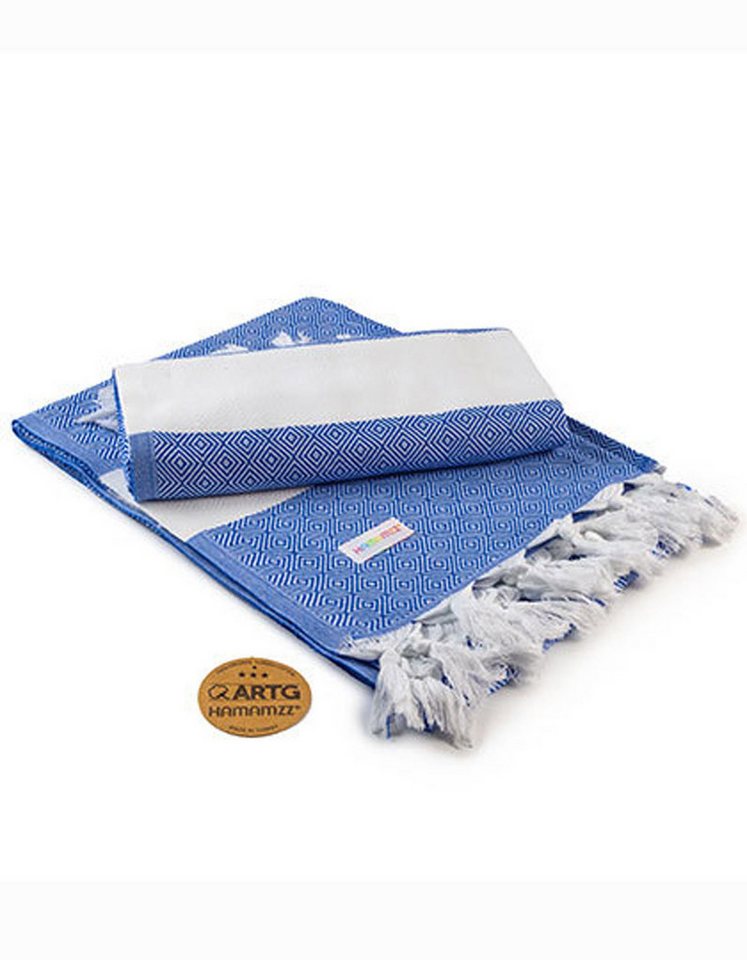 A&R Hamamtuch Saunatuch Strandtuch Badetuch (2er Pack), (Spar-Set), in der Türkei gewebt von A&R