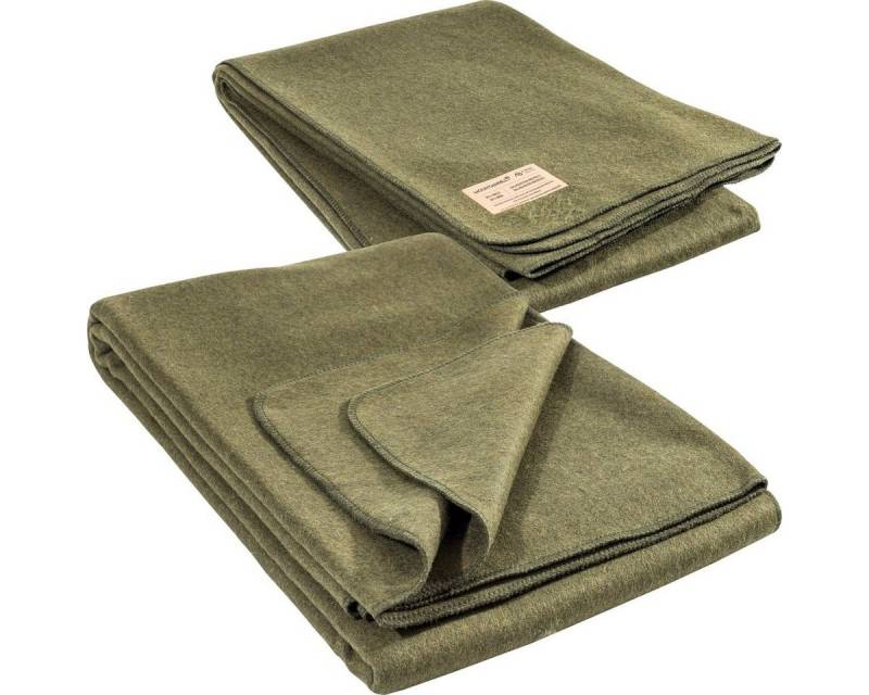 Outdoordecke Militär Wolldecke 225x150cm, A. Blöchl von A. Blöchl