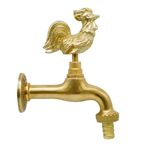 L'ARTISTICA F.LLI PERINCIOLI | Wasserhahn mit Griff Hahn, Wasserhahn aus Messing für Säulen- oder Wandbrunnen, 165 x 137 mm von A. F. LLI PERINCIOLI