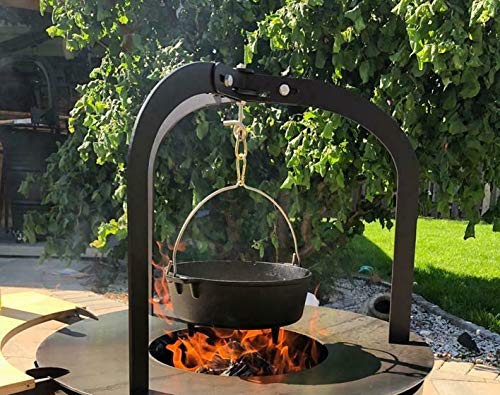 A. Weyck Dutch Oven Zubehör - Premium Dreibein-Gestell für Feuerschalen und Feuerstellen -Zubehör Feuertonne, Feuerschale Dutch Oven - Hitzebeständig und Made in Germany von A. Weyck Tools