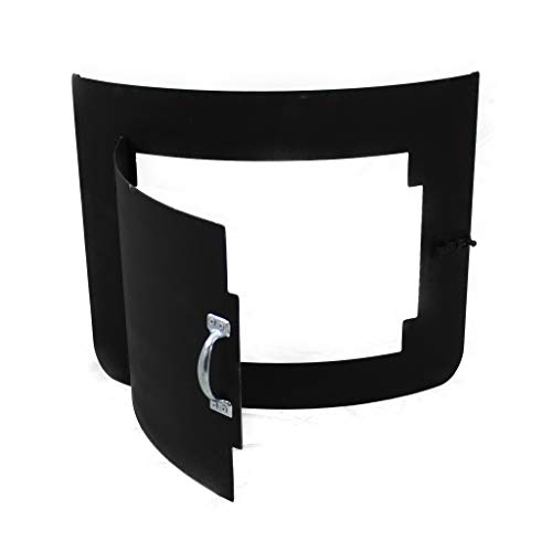 A. Weyck Tools Ofentür für Multifunktionstonne - Hitzebeständige Klappe, Feuertonne Zubehör - Grilltonne Zubehör, Ofenklappe #142 von A. Weyck Tools