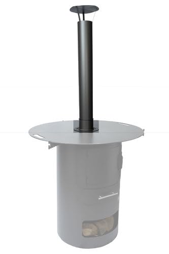 A. Weyck Multifunktionstonne - Schornstein Erweiterung #141 - Perfekt für Grill mit Schornstein, Feuertonne mit Grillplatte Stehtisch, Feuertonne Stehtisch von A. Weyck Tools