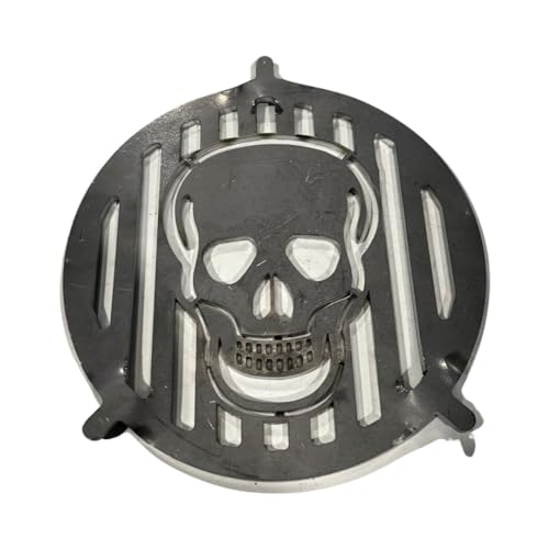 Grilleinsatz “Totenkopf” Ø 20cm für Feuerplatte #2024 von A. Weyck Tools