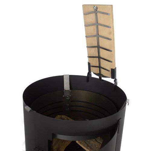 A. Weyck Multifunctioneel Vuurplaats Flammlachsbrett Uitbreiding #453 - Flammlachsbrett Halterung voor Vuurplaatsen, Lachshalter für Feuerschale - Verstelbare Neiging von A. Weyck Tools