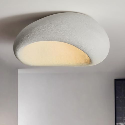 A.1.Coo Moderne Kreative Deckenleuchte Im Japanischen Wabi-Sabi Stil E27 Fassung Deckenleuchte Für Schlafzimmer Eingang Flur Wohnzimmer Esszimmer Café Balkon (Glühbirne Nicht Enthalten)(A52) von A.1.Coo