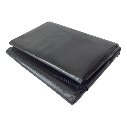 A.A Teichfolie 3,0 x 4,0 m, verstärktes UV-beständiges schwarzes HDPE, 25 mm Äquivalent für Außenteiche, Koi-Fischteiche, Gartenbrunnen, Bachwasserfälle von A.A