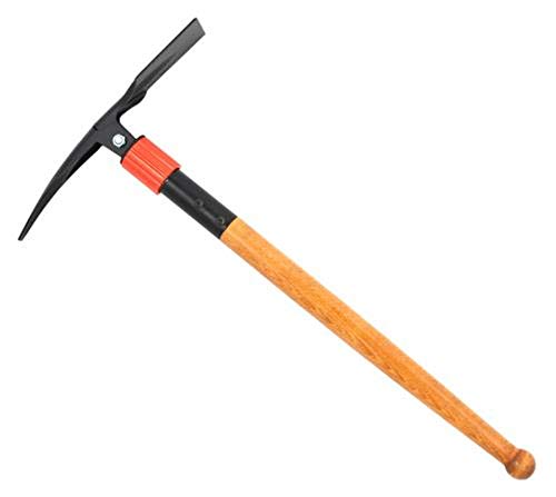 A.Blöchl 111250 Premium Spitz- und Kreuzhacke aus Edelstahl (Schwarz/Natur/72 cm) von A. Blöchl