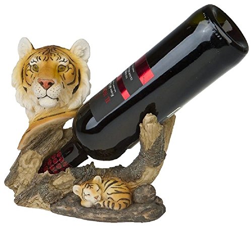 A.G.S. Weinflaschenhalter Tiger Deko Figur Wildlife Tigerbüste Dekoration Tigerfigur Tischdeko A.G.S. Weinflaschenhalter Tiger Deko Figur Wildlife Tigerbüste Dekoration Tigerfigur Tischdeko von A.G.S.