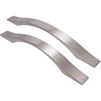 Möbelgriff ba 160mm, Küchengriff Edelstahloptik, Bogengriff modern von LIVINGPOINT24