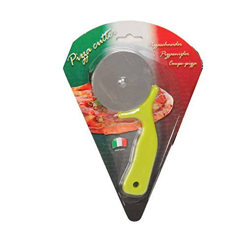 A.I.E. Pizza Schneider culinario 16cm Grün Pizzacutter Messer Pizzaroller Flammkuchen (Grün) von A.I.E.