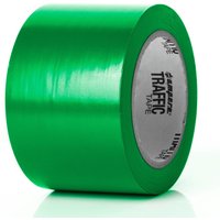 A.M.P.E.R.E. Bodenmarkierungsband Traffic Tape Standard, Breite 75 mm, Stärke 0,15 mm, Länge 33 m, grün von A.M.P.E.R.E.