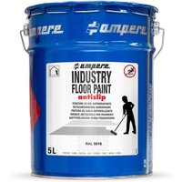 A.M.P.E.R.E. Bodenmarkierungsfarbe Traffic Floor Paint antislip, 5 l, weiß von A.M.P.E.R.E.