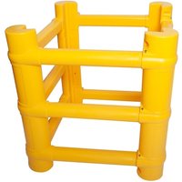 A.M.P.E.R.E. Säulen-Anfahrschutz Universal Rack Mammut®, zuschneidbar, Höhe 1.000 mm, für Säulenmaße BxT 200 x 200 mm von A.M.P.E.R.E.