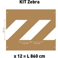 A.M.P.E.R.E. Schablonen-Set Zebra A.M.P.E.R.E. Schablonen-Set Zebra von A.M.P.E.R.E.