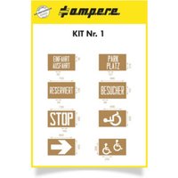 A.M.P.E.R.E. Schablonenset Schablonen KIT Parken A.M.P.E.R.E. Schablonenset Schablonen KIT Parken von A.M.P.E.R.E