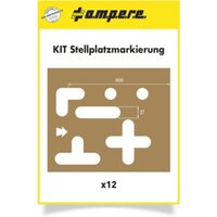 A.M.P.E.R.E. Schablonenset Schablonen KIT Stellplatzmarkierung von A.M.P.E.R.E