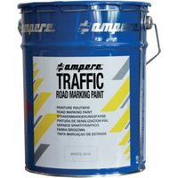 AMPERE TRAFFIC PAINT Straßenmarkierungsfarbe Traffic Paint 5kg weiß Road Marking Paint von A.M.P.E.R.E