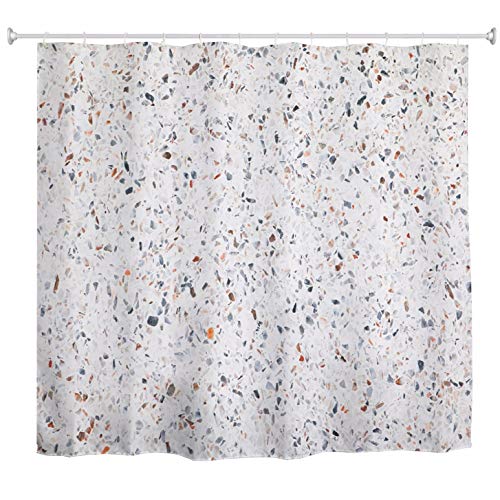 A.Monamour Duschvorhänge Stein Marmor Textur Abstrakt Hintergründe Kunst Dekore Wasserdicht Schimmelresistent Polyestergewebe Duschvorhang Für Bad-Accessoires 180X200 cm / 72 "X 78" von A.Monamour
