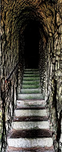 A.Monamour Türtapete Selbstklebend Türfolie Türposter 3D Dunkle Unterirdische Stein Bogen Höhlen Tunnel Treppe Vinyl Folie Türdeko Tapete Wandbild Türaufkleber Türtattoo 90 x 200 cm A.Monamour Türtapete Selbstklebend Türfolie Türposter 3D Dunkle Unterirdische Stein Bogen Höhlen Tunnel Treppe Vinyl Folie Türdeko Tapete Wandbild Türaufkleber Türtattoo 90 x 200 cm von A.Monamour